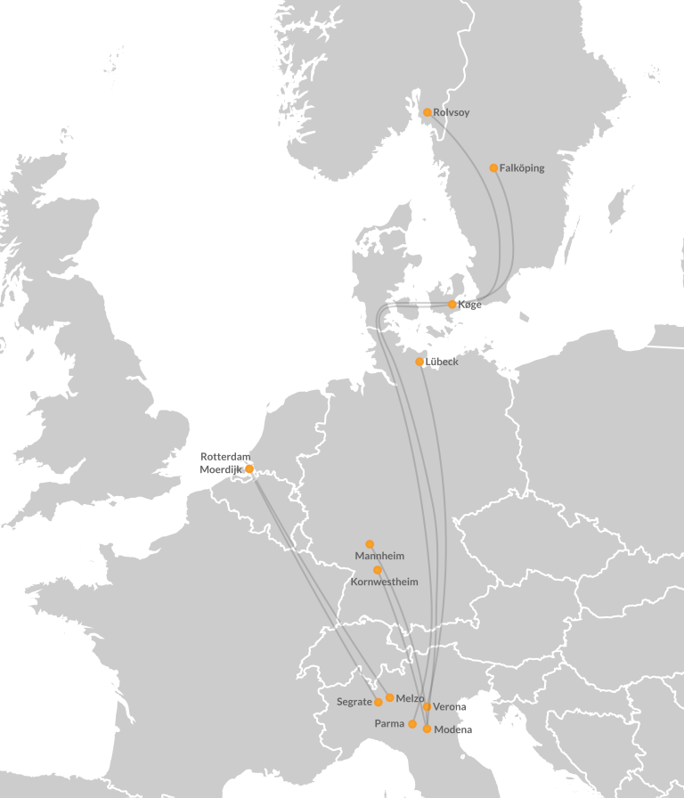Departures railfreight for Europe